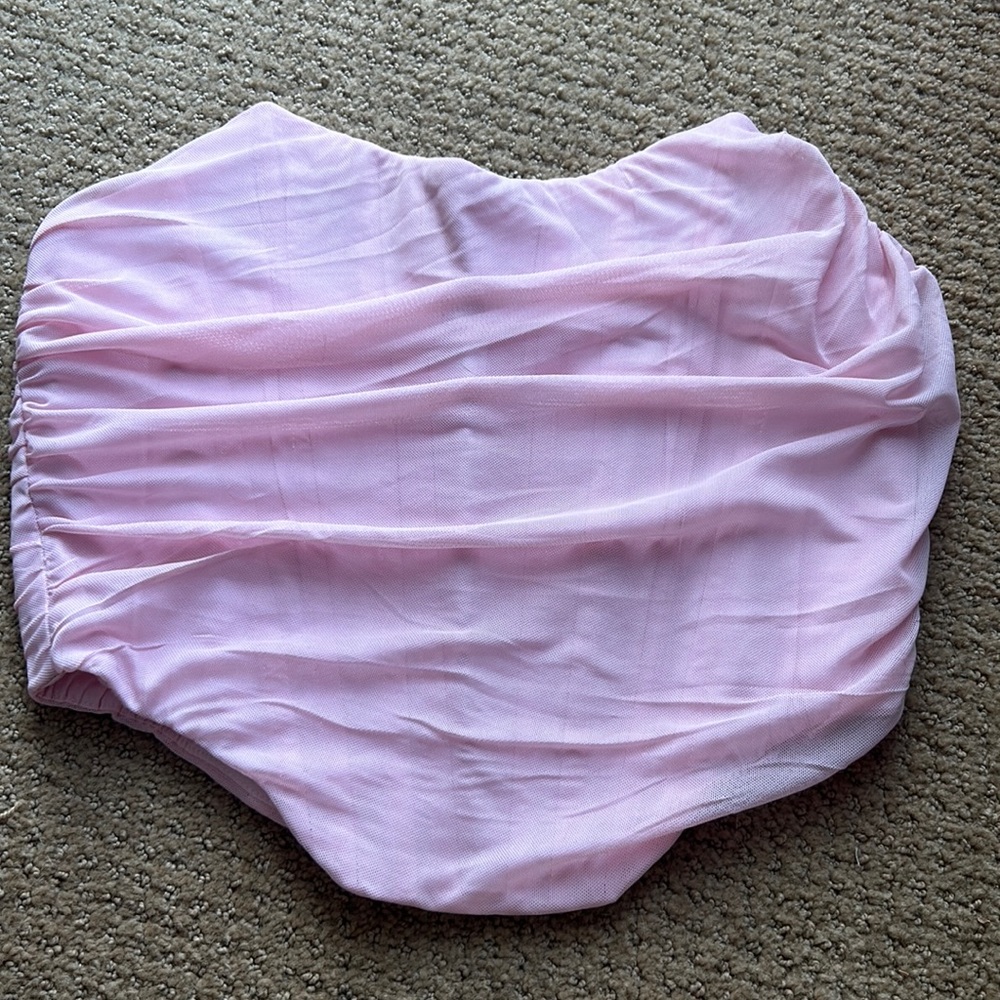 Pink corset top